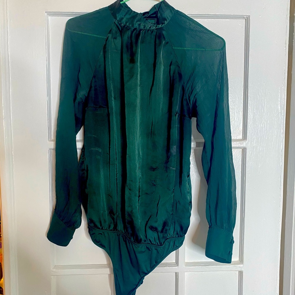 Abercrombie & Fitch Long-Sleeved Bodysuit M Tall